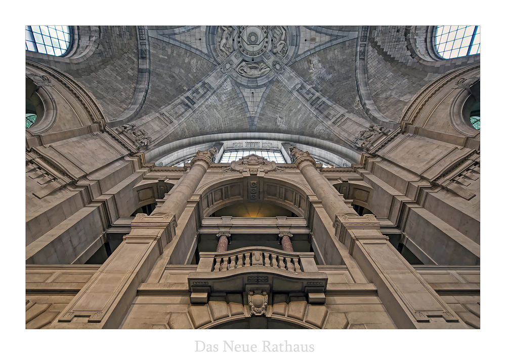 Niedersächsische Landeshauptstadt-Hannover " das Neue Rathaus, aus meiner Sicht...."