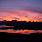 Niedersonthofener See im Abendrot