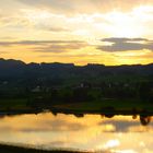 Niedersonthofener See im Sonnenuntergang