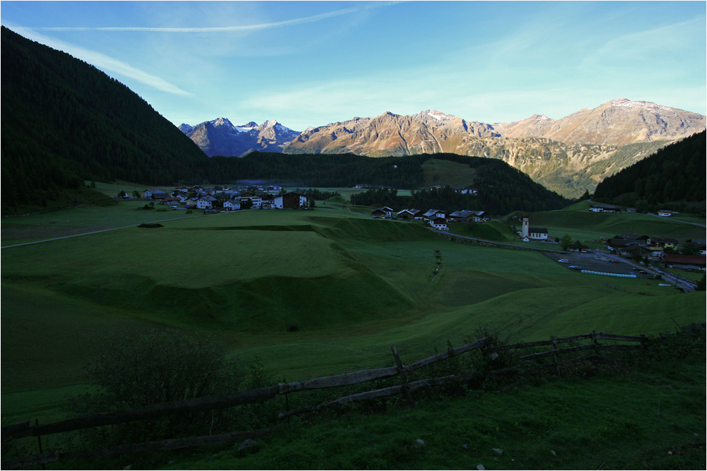 Niederthai früh morgens