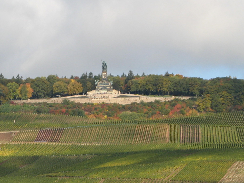 Niederwald - Denkmal im Herbst