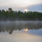 Niederzierer See am frühen Morgen