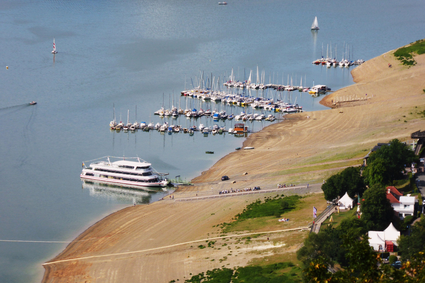 Niedrigwasser am Edersee!