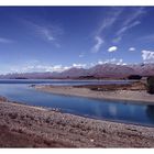 Niedrigwasser am Lake Tekapo