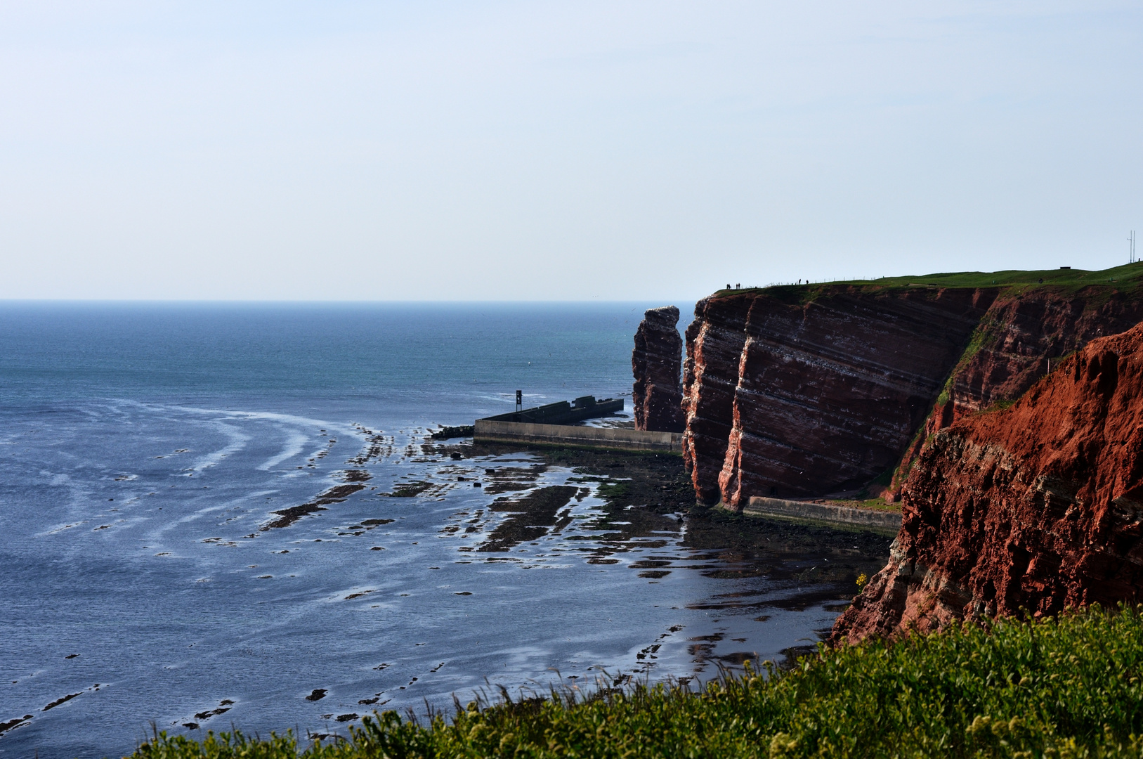 Niedrigwasser bei Helgoland