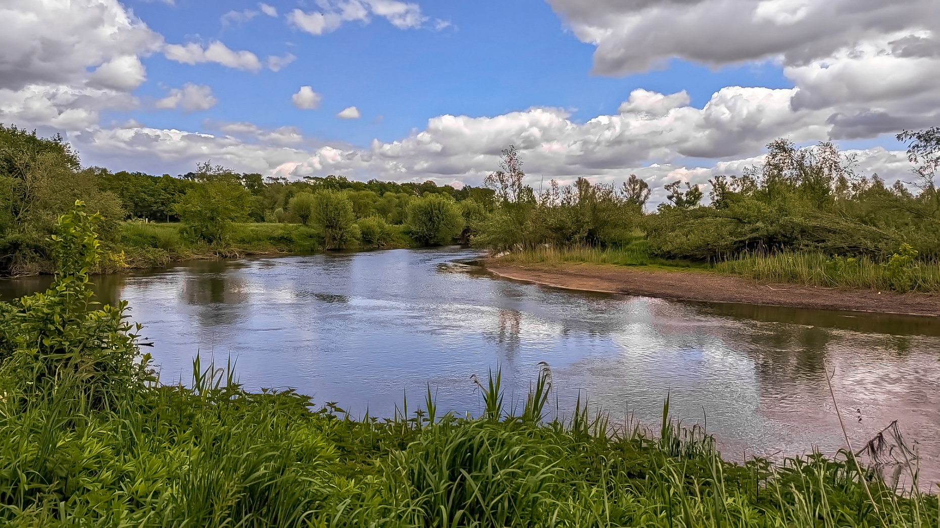 Niedrigwasser der Lippe