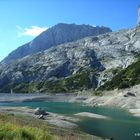 Niedrigwasser im Lago Fedaia !