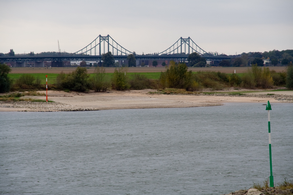 Niedrigwasser im Rhein