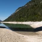 Niedrigwasser im Sylvenstein