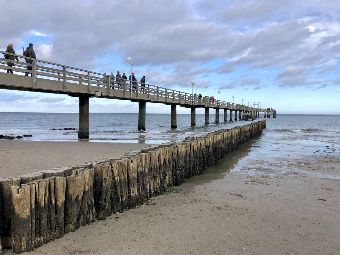 Niedrigwasser in Kühlungsborn 22.10.2020