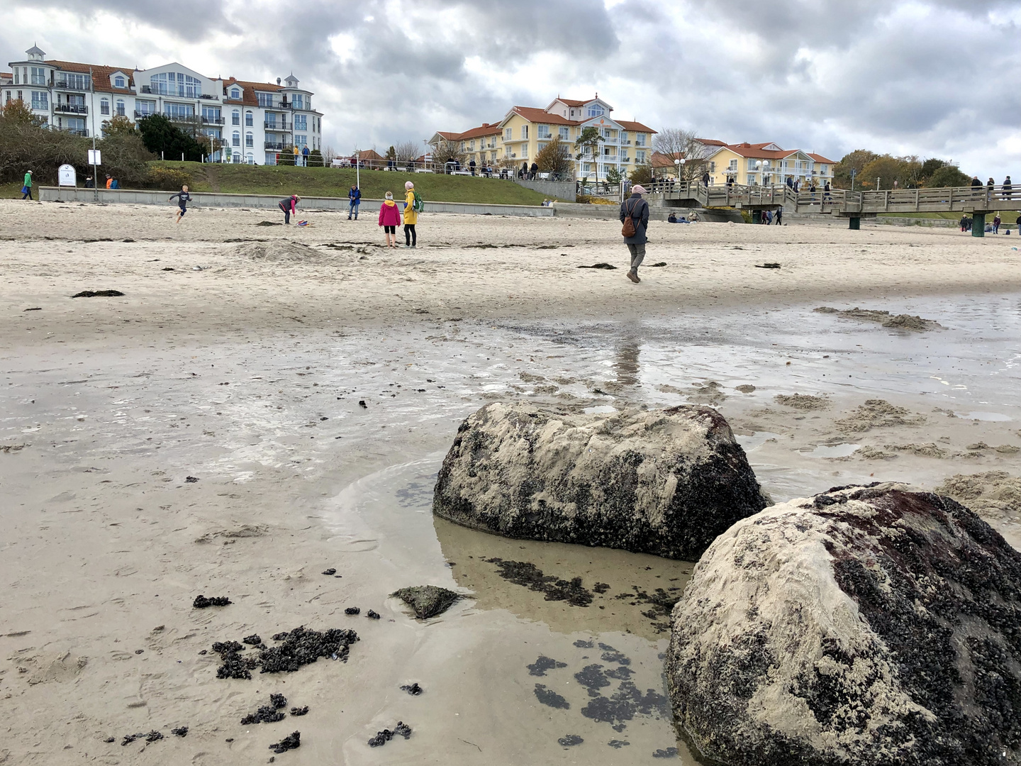 Niedrigwasser in Kühlungsborn 22.10.2020