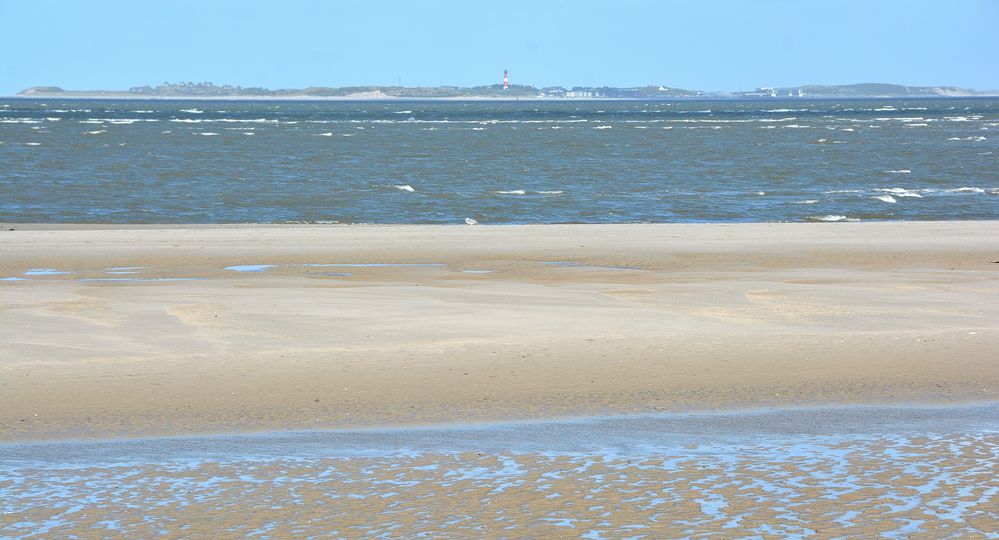 Niedrigwasser zwischen der Amrumer Odde und Hörnum auf Sylt