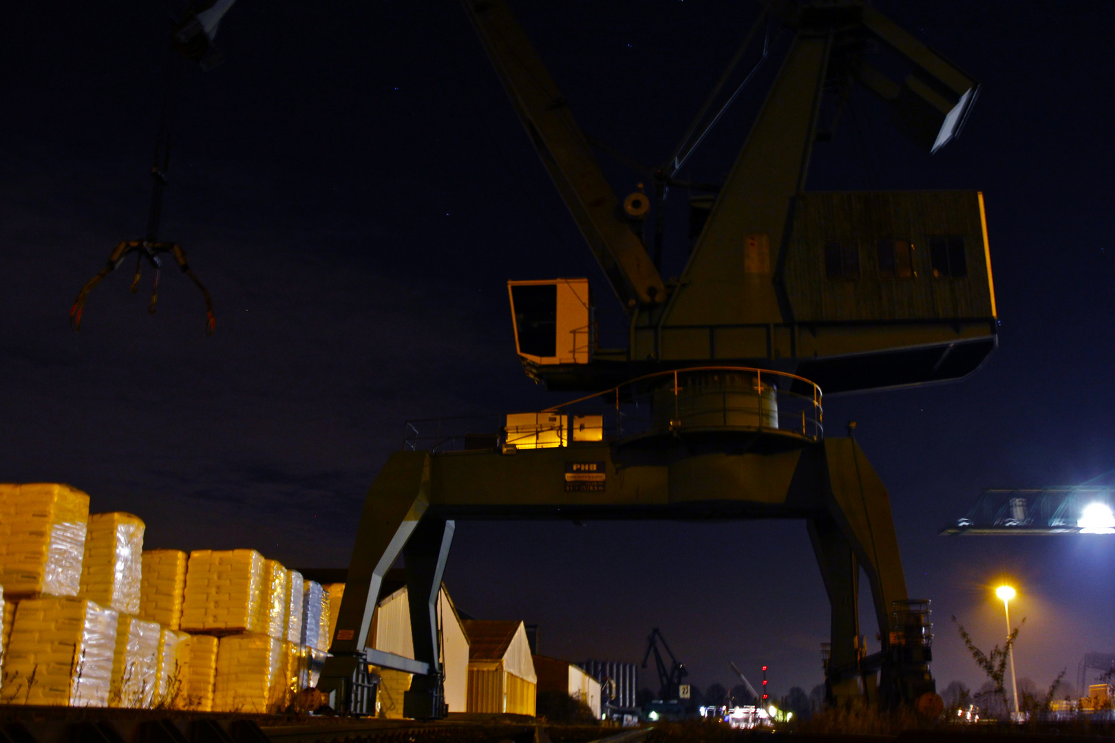 Niehler Hafen 3 / Köln bei Nacht