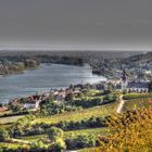 Nierstein am Rhein - Blick auf den Rhein