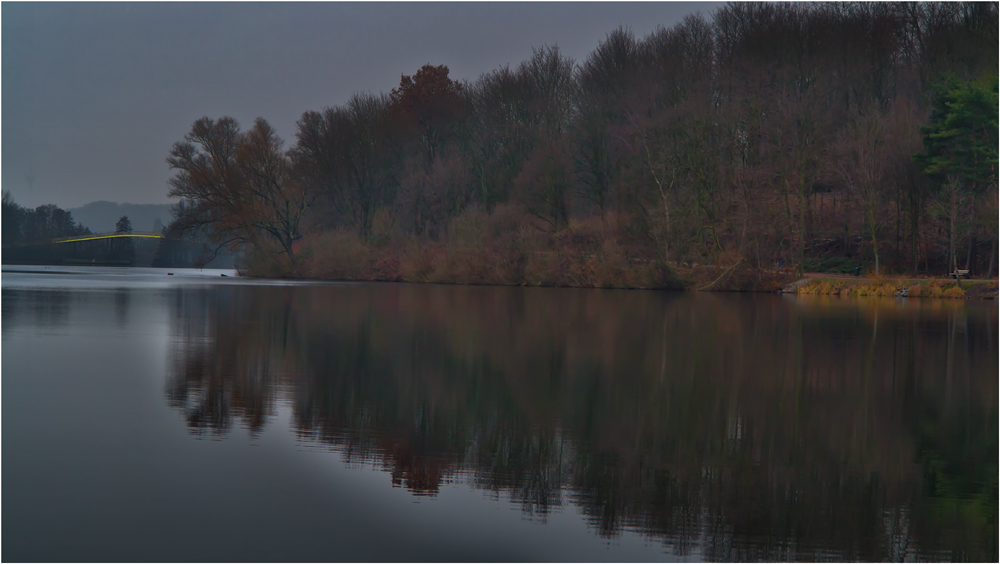 Nieselregen an der Seenplatte