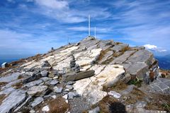 Niesenspitze und die Steinmännchen.