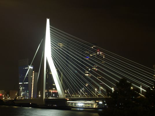 Nieuwe Maas und Erasmusbrücke
