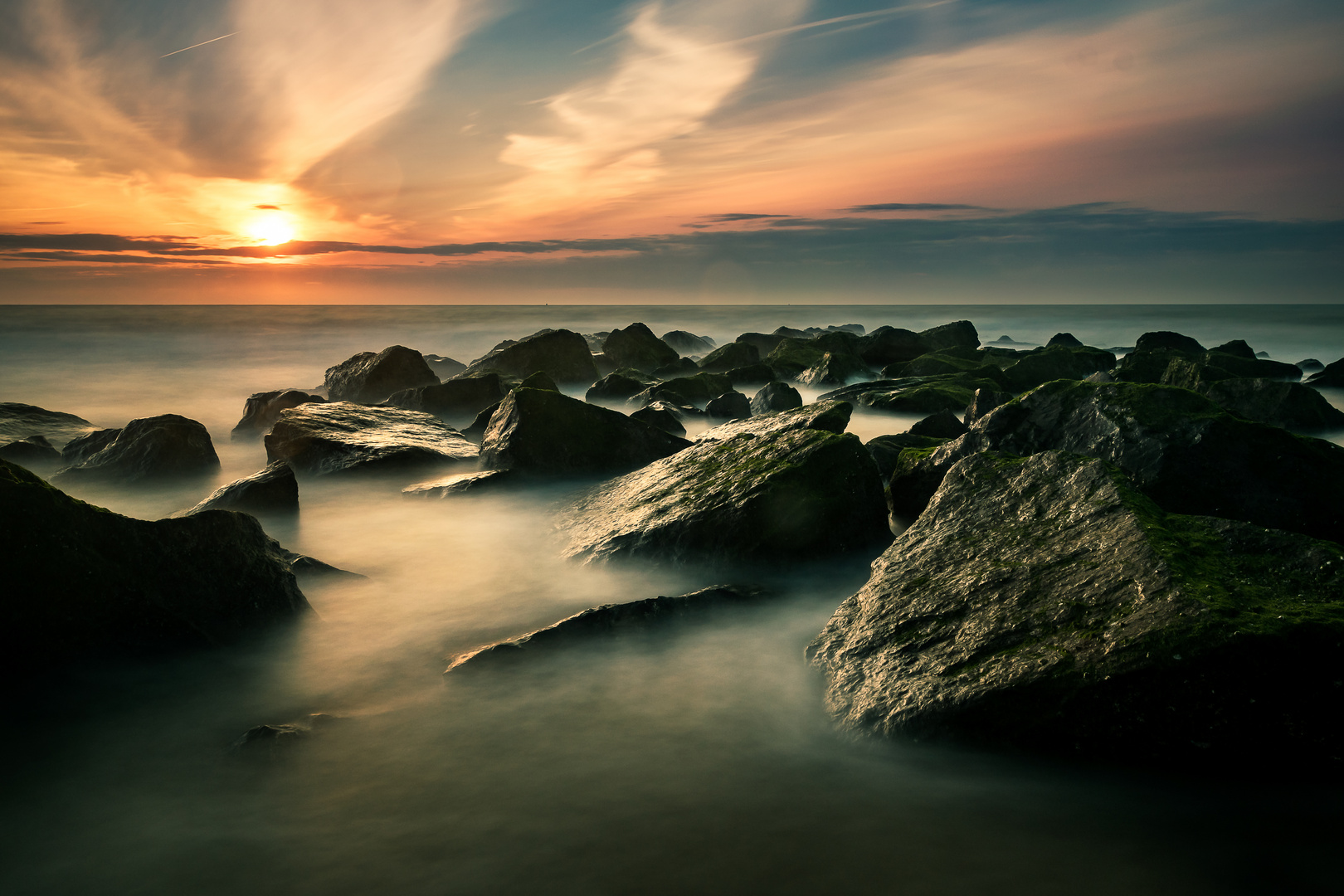 Nieuwvliet Beach Sunset