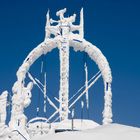 nieve en la estacion meteorologica