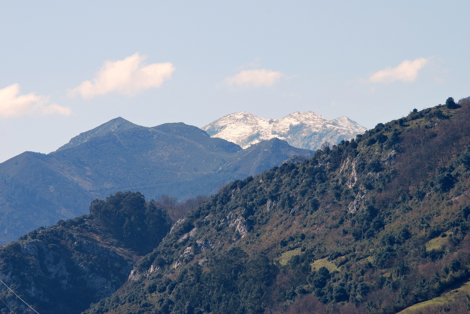 nieve en la lejania