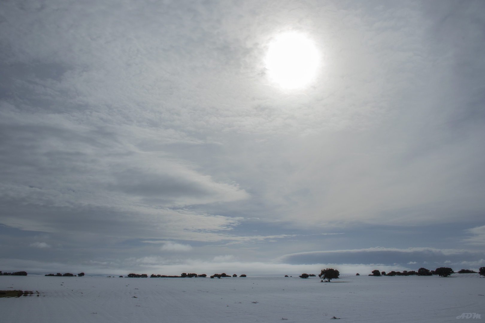 Nieve en La Mancha