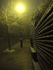 NIEVE EN LA NOCHE