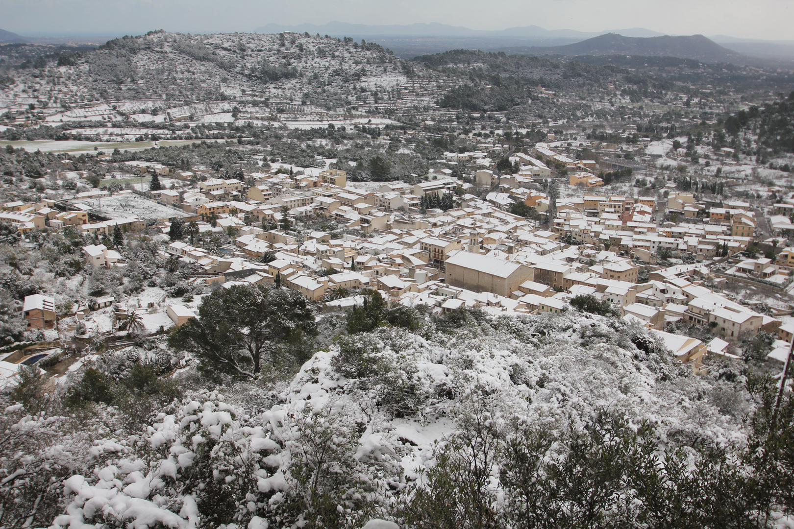 Nieve en Mallorca