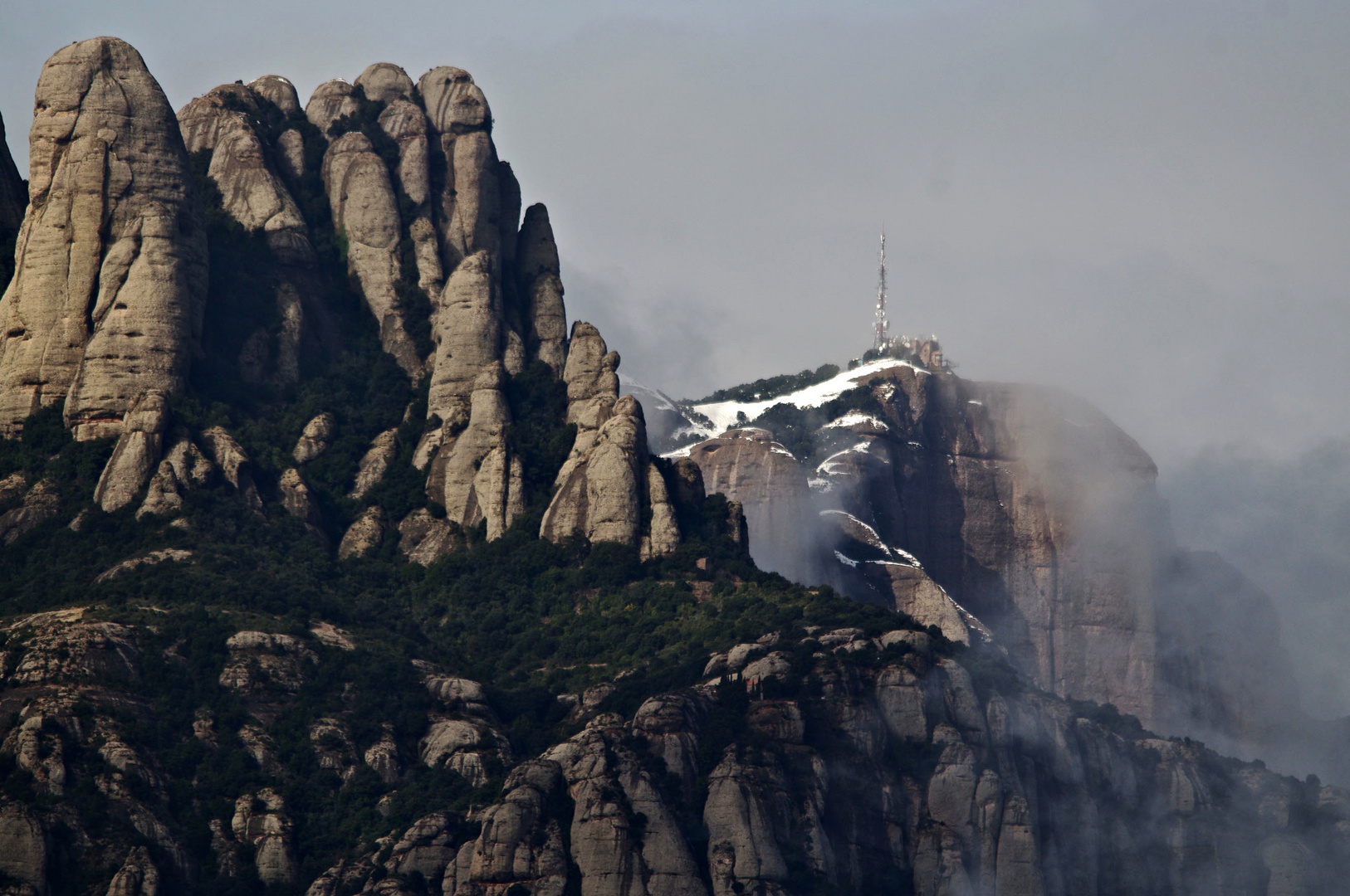 Nieve en Montserrat