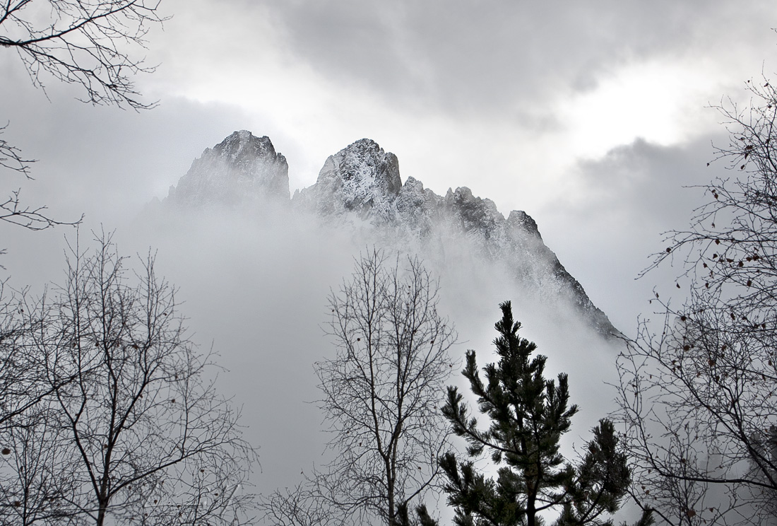 Nieve sobre San Mauricio