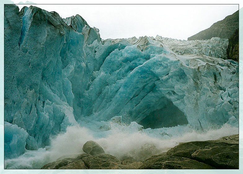 Nigardsbreen in Bewegung