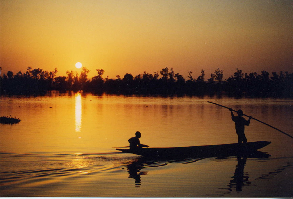 Niger, le fleuve, Niamey, janvier 1999