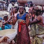 Nigeria mit duplizierten Dias, Fulani-Frauen