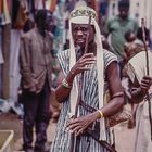 Nigeria mit duplizierten Dias, Hirtenknabe
