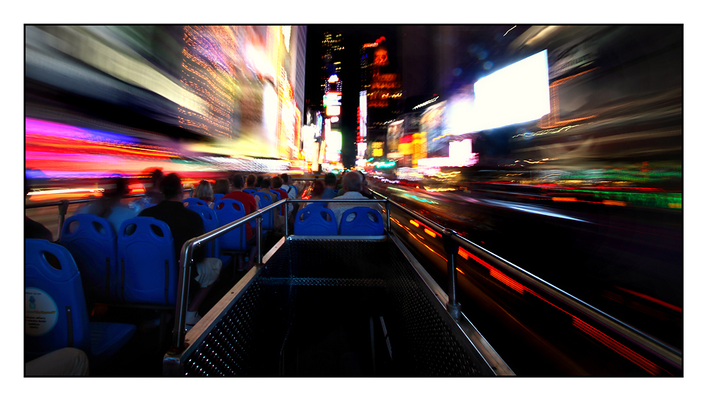 Night Bus on Time Square