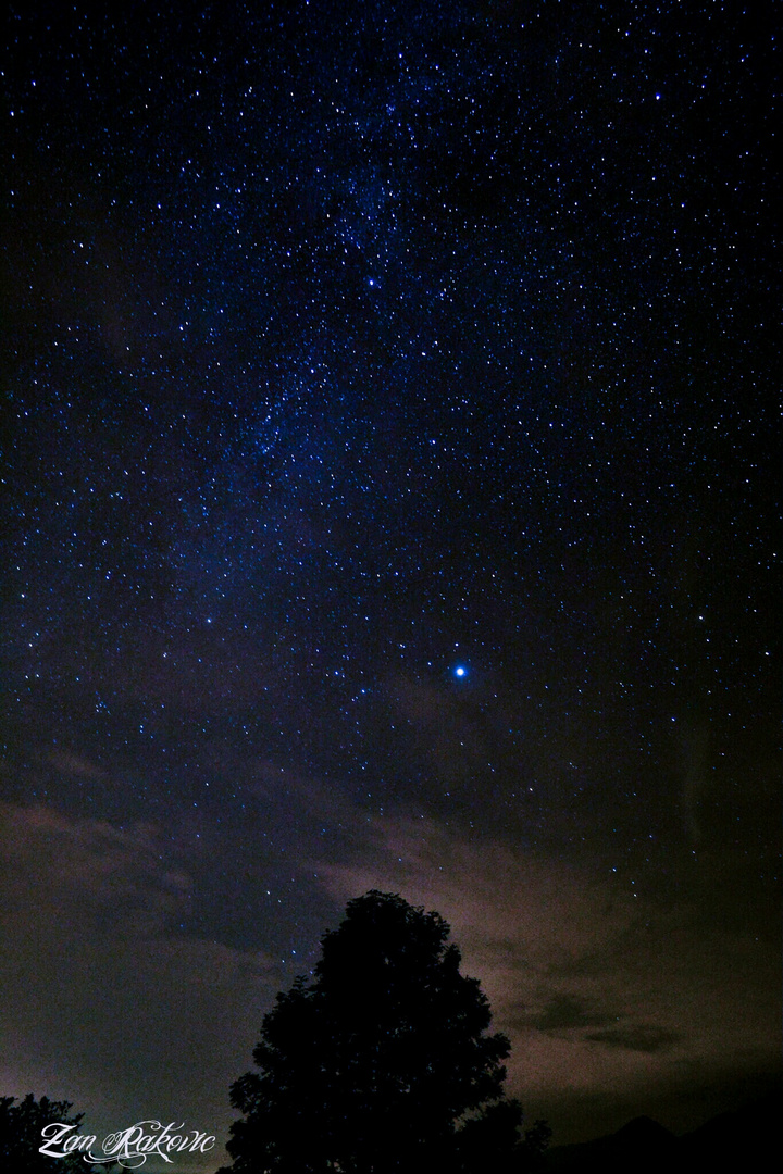 night by the milky way