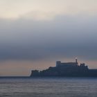 night fall on Alcatraz