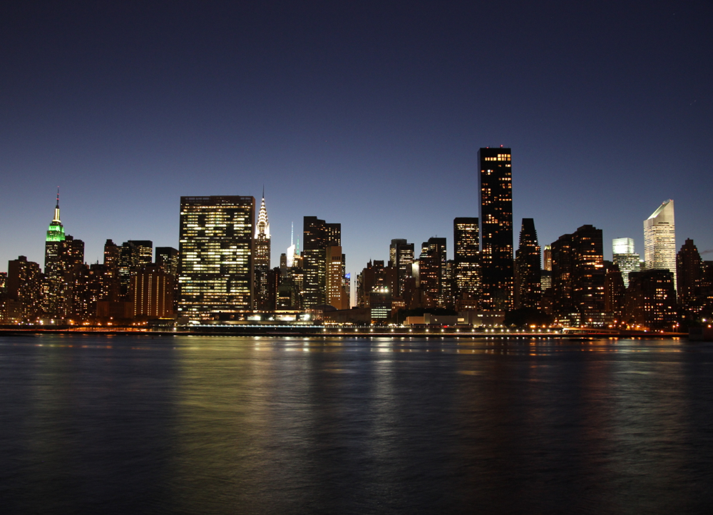 Night Falls on Manhattan