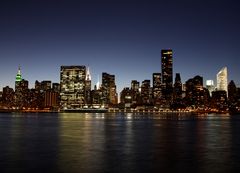 Night Falls on Manhattan