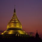 Night falls over Bagan