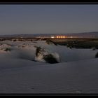 night falls @ White Sands National Monument