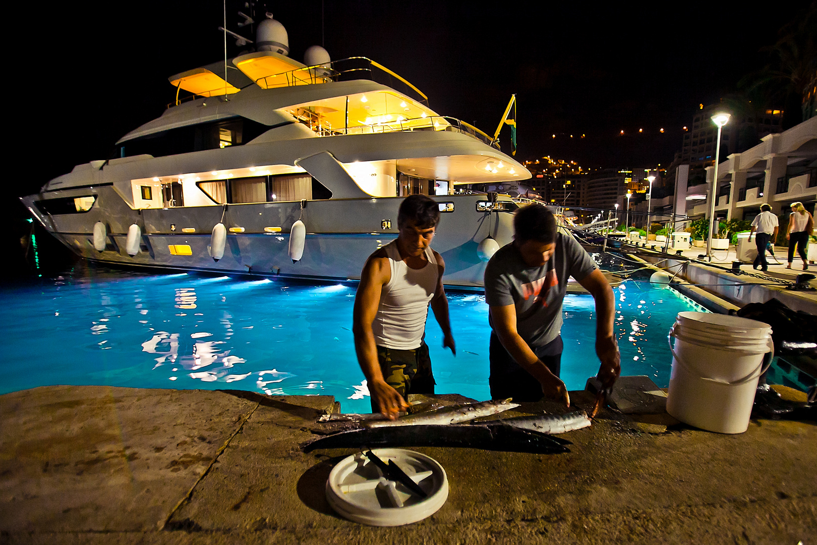 Night Fishing in Monaco