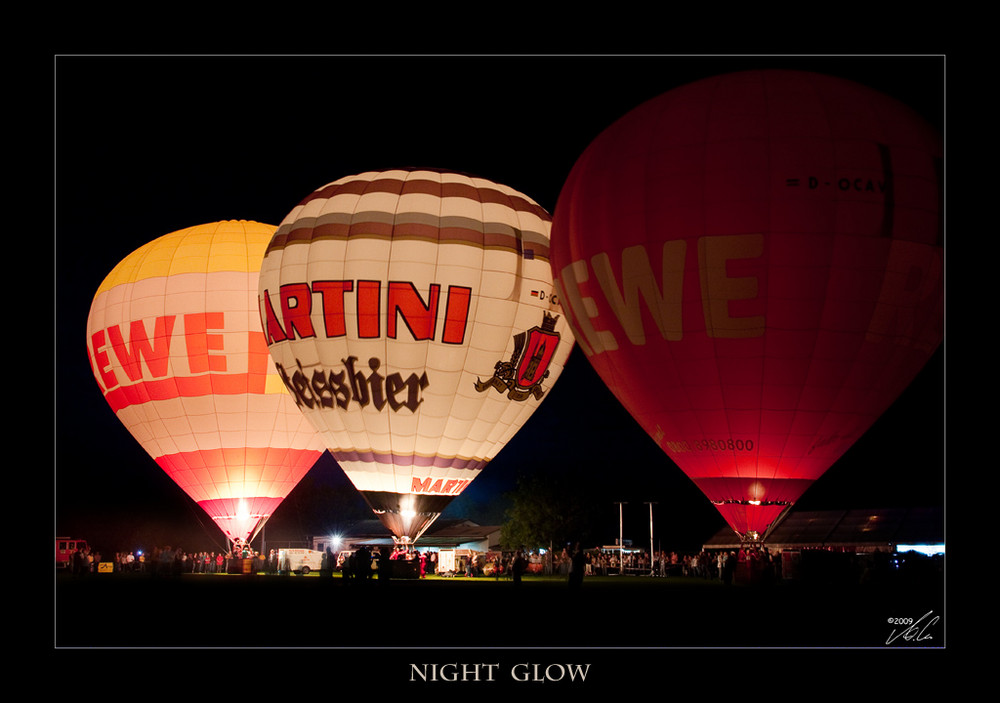 Night Glow - Ballon glühen