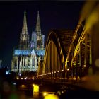 night impression of cologne