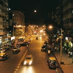 Night in Bombay with real full moon