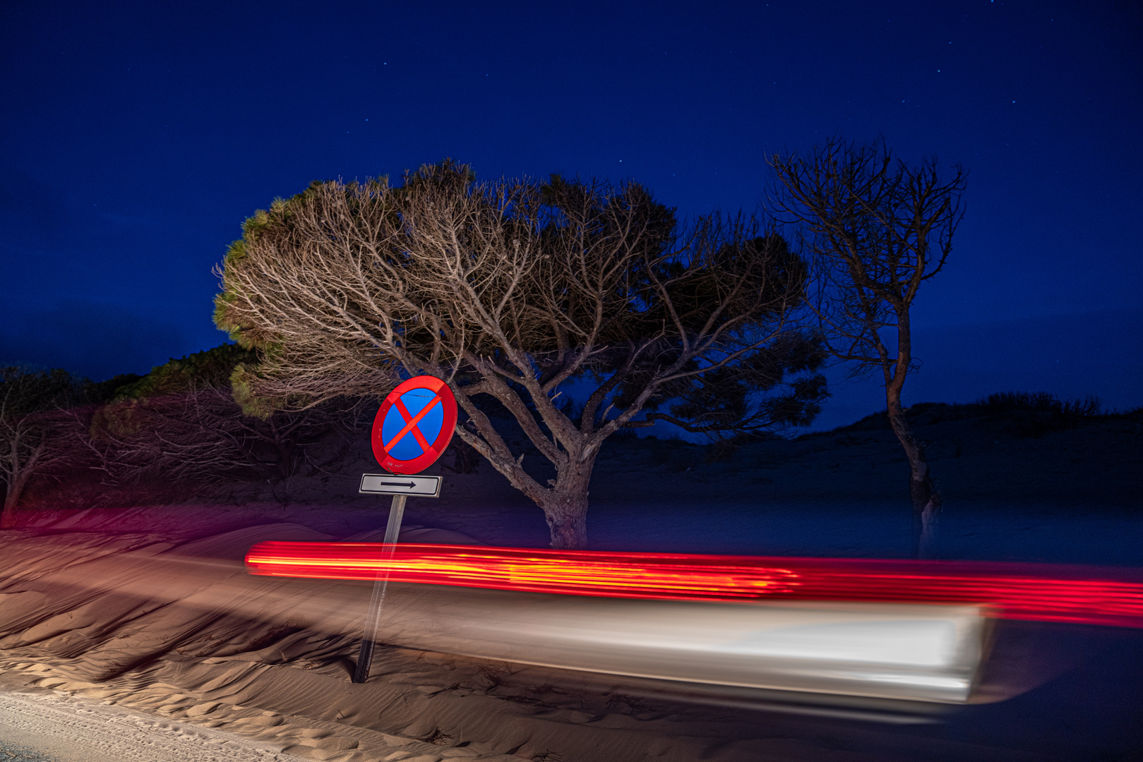 night in dunes