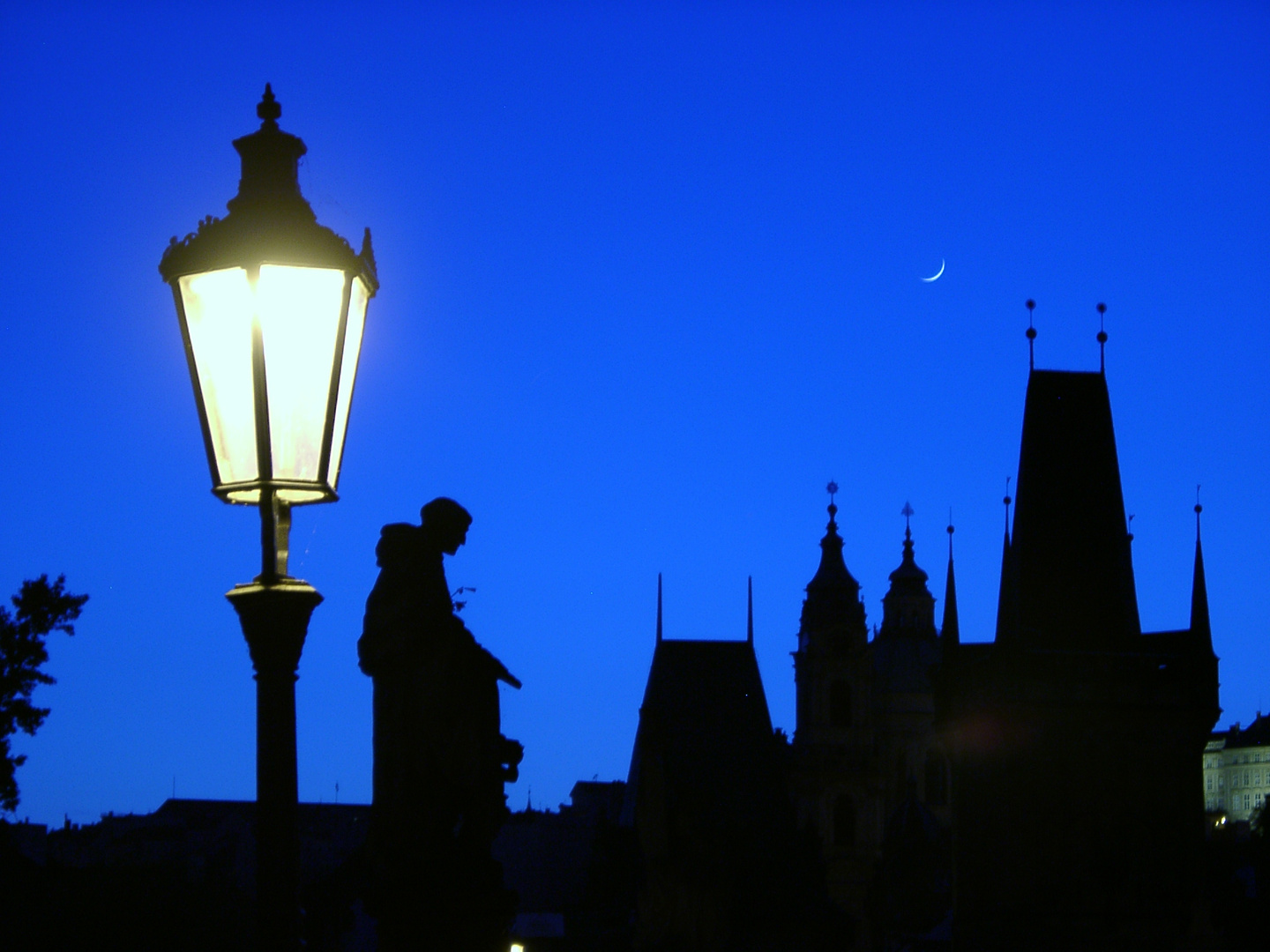 night in Prague