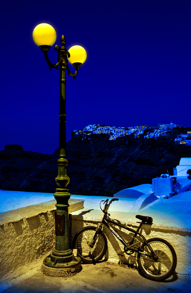 Night in Santorini