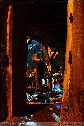 Night in Sighisoara (Romania)