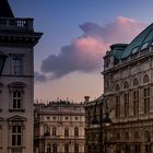 Night in Vienna - lovly pink clouds