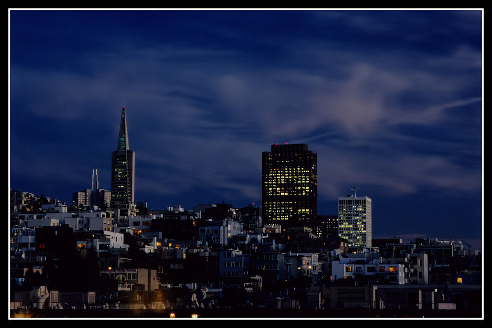 Night is comming in San Francisco